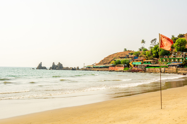 Templo de Murudeshwara e praia de Índia
 - Foto, Imagem