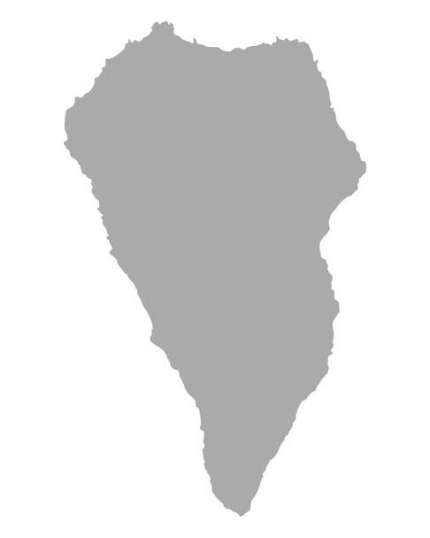 Mapa la palma - Vektor, obrázek