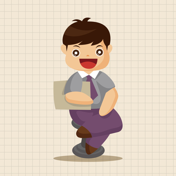 Office workers theme elements  icon element - Vector, afbeelding