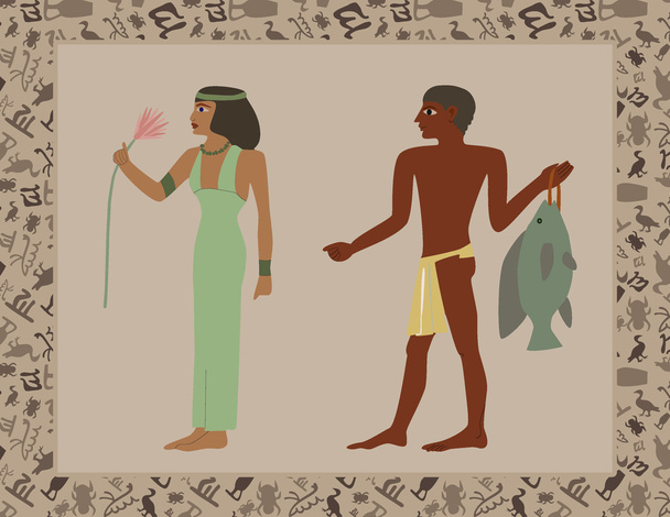 Costume_ancientegypt - ベクター画像