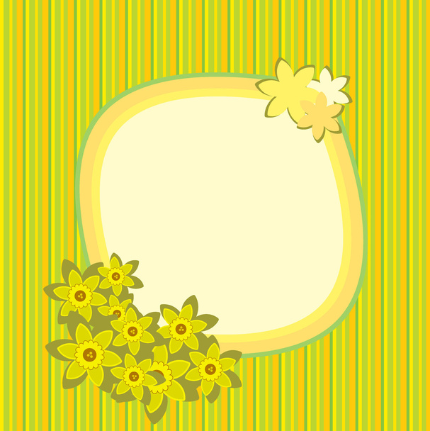 Spring_card - Vector, imagen