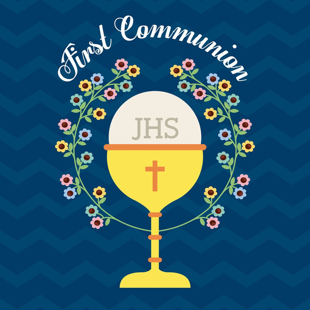 first communion design - Vector, Image