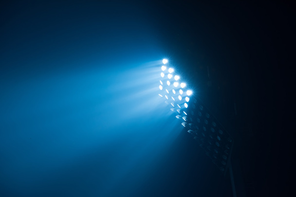 view of soccer stadium lights reflectors - Photo, Image