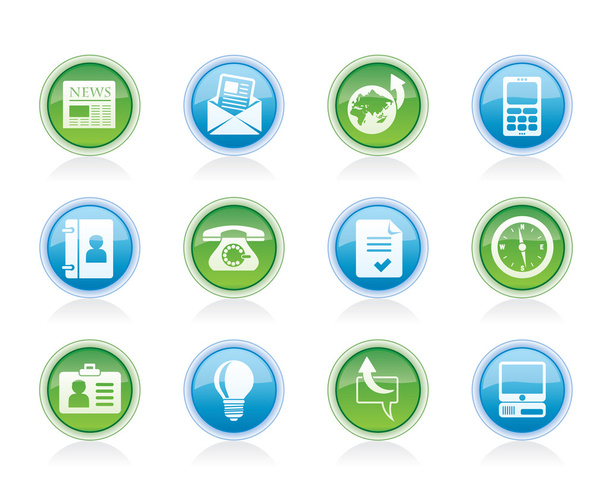Business and office icons - ベクター画像