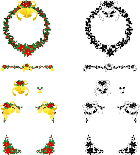 Christmas Graphics(Green) - Vector, Image
