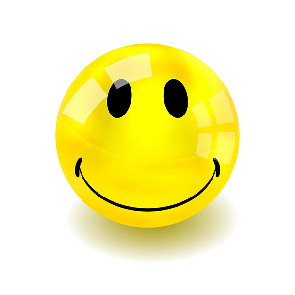 Vector smiley isolated on white. Eps 10 - Vecteur, image