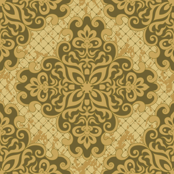 Abstract seamless pattern with ornament - Vector, Image