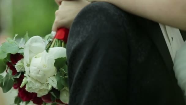 glückliches Hochzeitspaar - Filmmaterial, Video