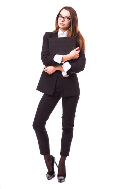 Business woman. Isolated on white background. - Photo, Image