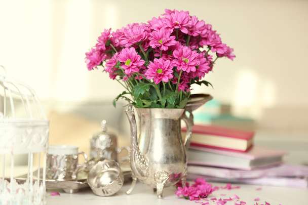 Beautiful flowers in vase - Photo, Image