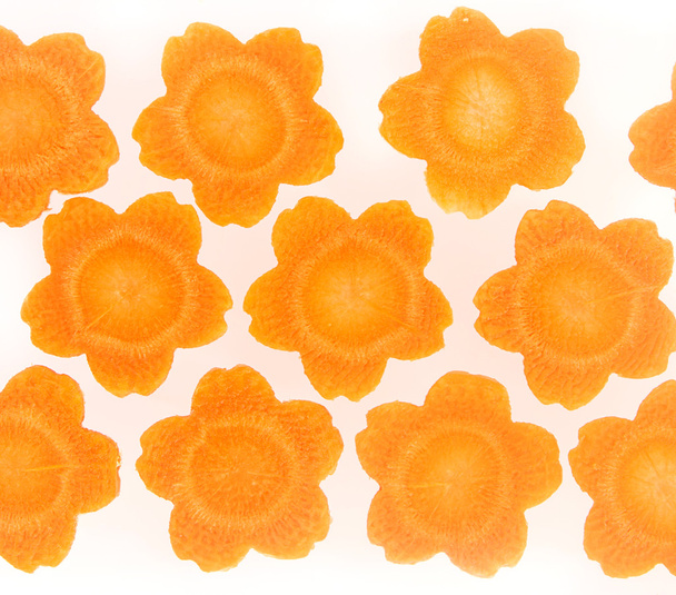 Forme florale carotte légume
 - Photo, image