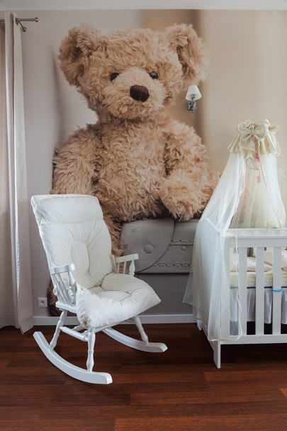 Rocking chair in nursery room - Foto, imagen