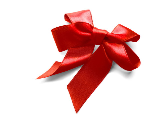 czerwony kokardka prezent - Zdjęcie, obraz