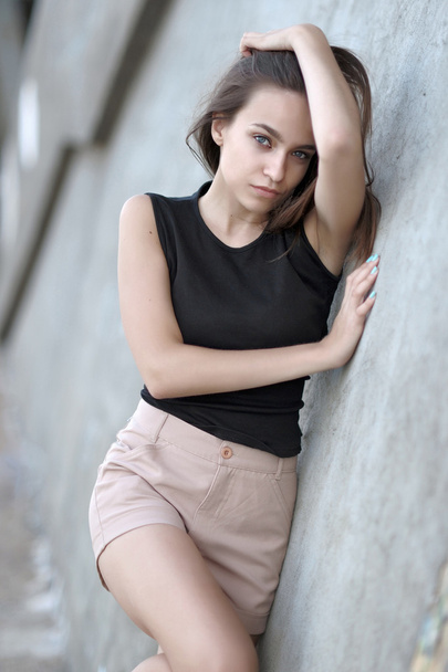 portrait of a beautiful young model, sexy girl - Photo, image