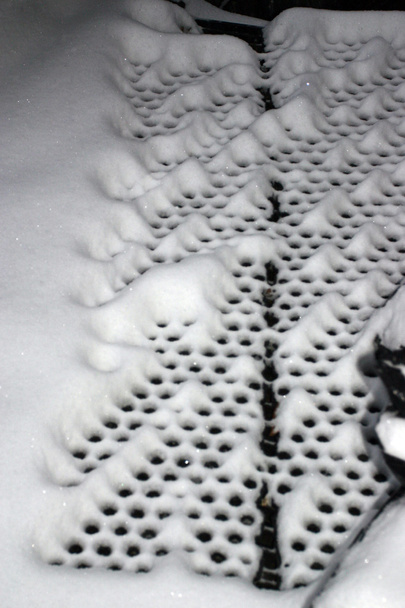 Στόκ εικόνων ενός χειμώνα χιονίζει στη Βοστώνη, Μασαχουσέτη, μας - Φωτογραφία, εικόνα