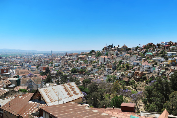 Антананаріву: вид на місто з висоти - Фото, зображення