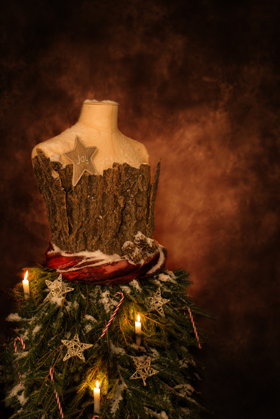 Christmas Mannequin With Vintage Old Fashioned Feel - Foto, immagini