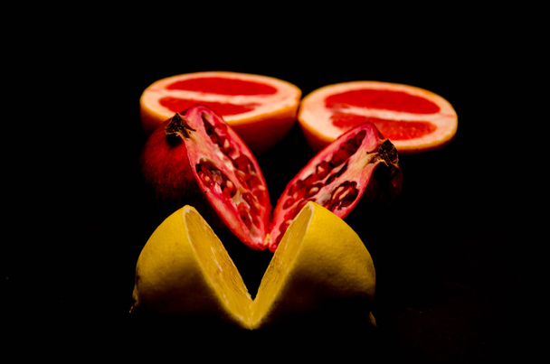 Ρόδι φρούτα μήλων - Φωτογραφία, εικόνα