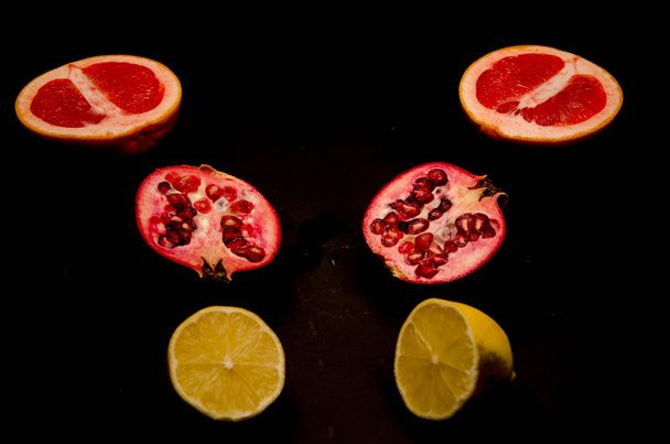 pomegranate apple fruit - Photo, Image