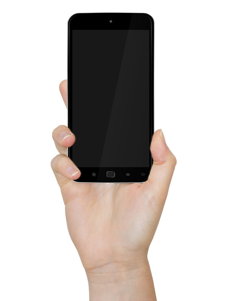 Рука с мобильного телефона
 - Фото, изображение
