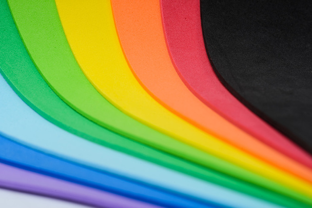 Iridescent colors of cellular rubber - Foto, imagen