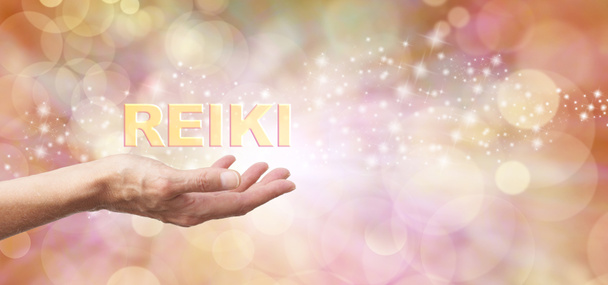 Χρυσή Reiki Healing ενέργειας μερίδιο - Φωτογραφία, εικόνα