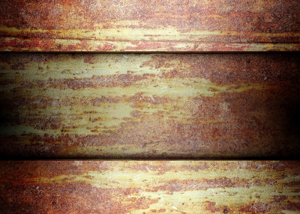 Rusty metal template grunge background - Zdjęcie, obraz