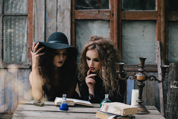 Two beautiful witches - Photo, Image