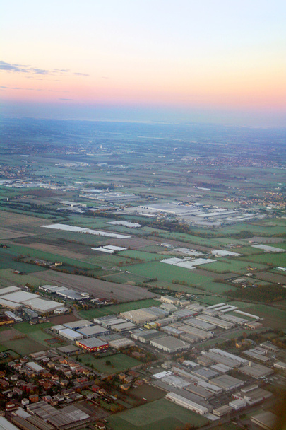 vista aérea de la ciudad
 - Foto, imagen