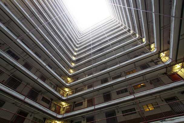 香港の公共住宅のアパート - 写真・画像