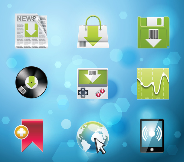 Iconos de aplicaciones y servicios
 - Vector, Imagen