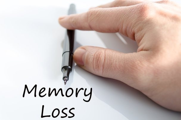 Memory loss text concept - Photo, Image