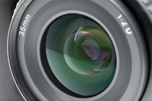 Closeup of camera lens - Photo, Image