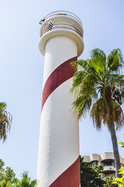 Lighthouse tower at the seaside of Marbella - Fotó, kép