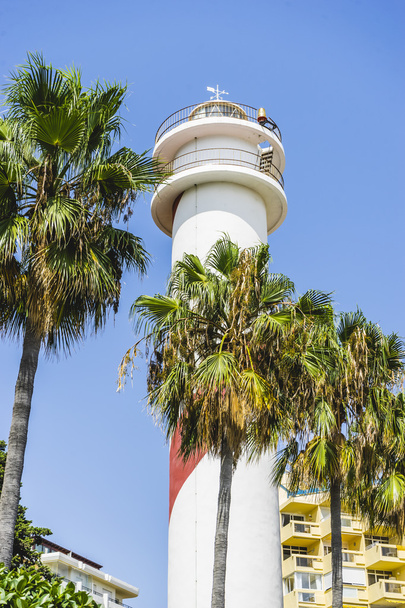 Világítótorony a tengerparton, Marbella - Fotó, kép