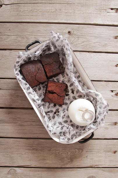 brownie with mint delicious dessert for the whole family - Fotó, kép