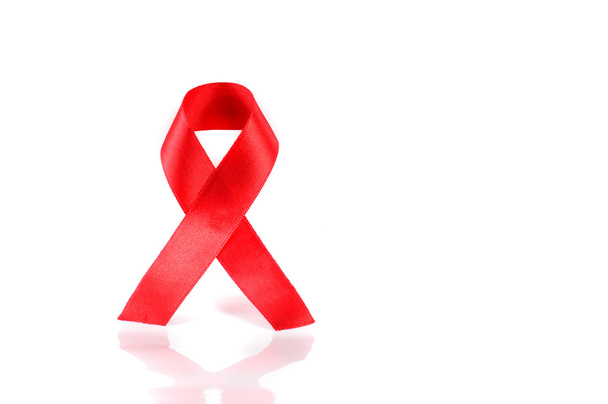 Aids Awareness Red Ribbon - Фото, изображение