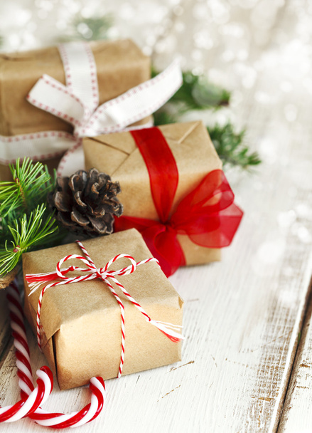 Christmas gifts boxes - Φωτογραφία, εικόνα
