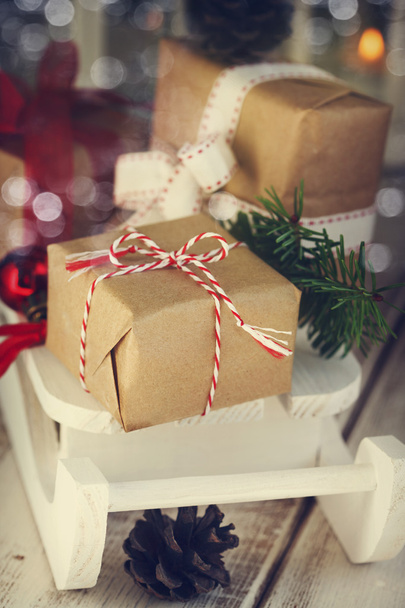 Christmas gift boxes - Valokuva, kuva