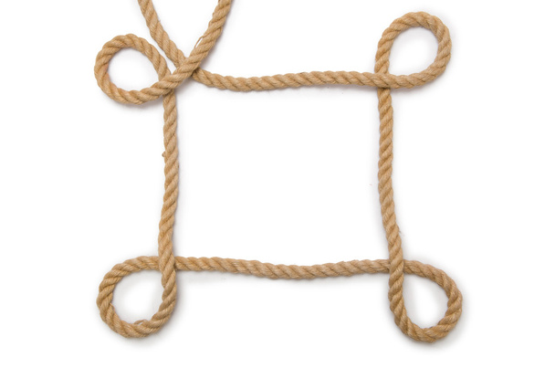 Концепция с длинной конопляной веревкой
 - Фото, изображение