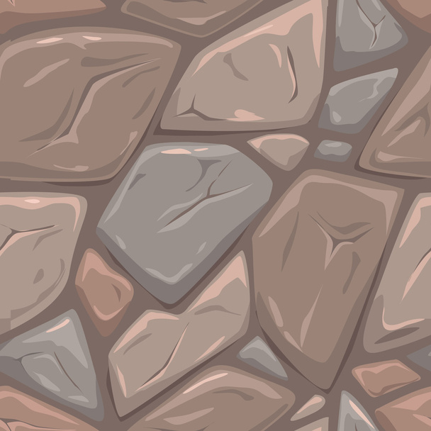 Seamless gray stone texture - Διάνυσμα, εικόνα