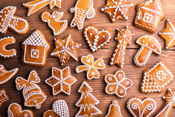 Christmas cookies background - Foto, Imagem