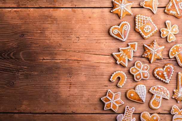 Christmas composition with cookies - Foto, Bild