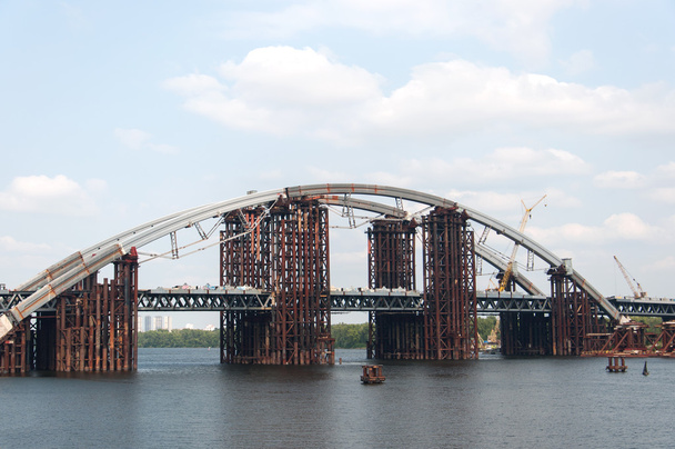 νέα γέφυρα ιστοσελίδα κατασκευών - Φωτογραφία, εικόνα