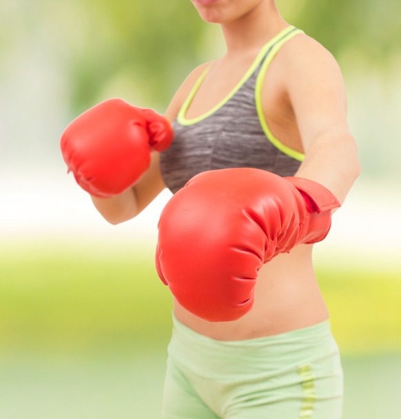 Fitness hoikka urheilullinen nainen elin
 - Valokuva, kuva