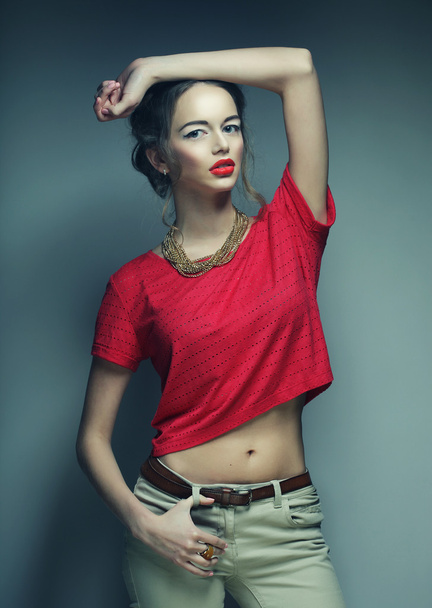 young fashion model. - Photo, Image