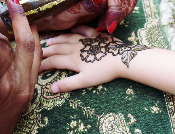 Henna tetoválás - Fotó, kép