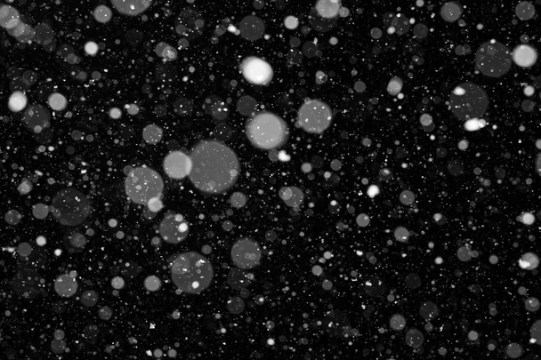spadający śnieg tło - Zdjęcie, obraz