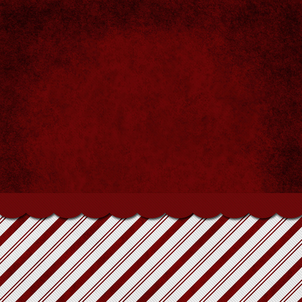 Piros-fehér csíkos Candy Cane csíkos háttér Grunge - Fotó, kép