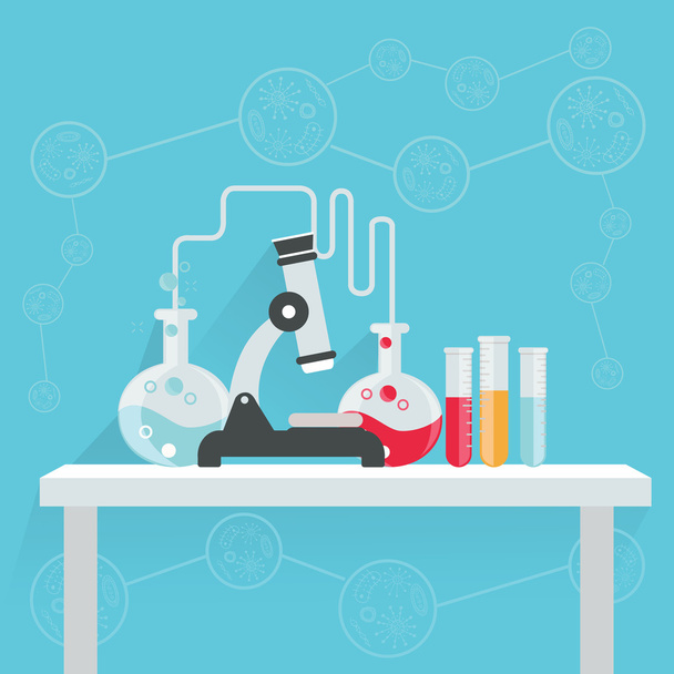 Science education research lab - Vector, Image
